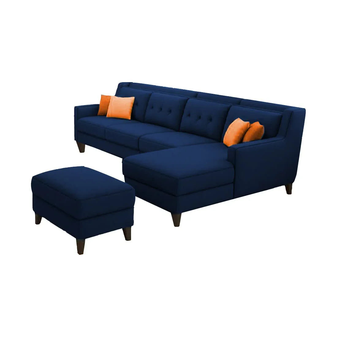 Milner L Shape Sofa with Ottoman – Heaven Furnishing