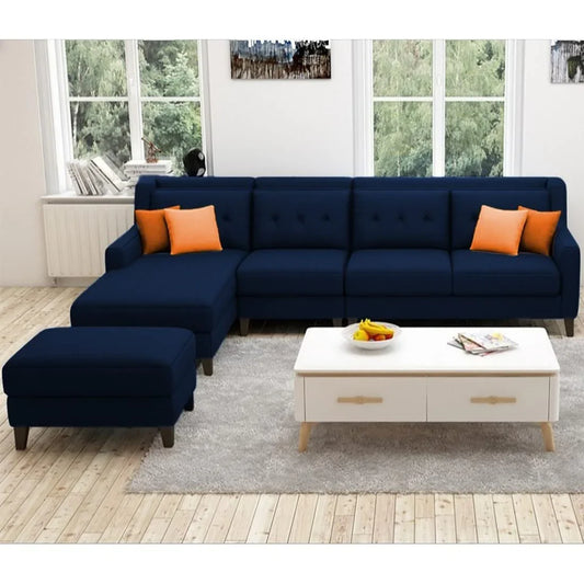 Milner L Shape Sofa with Ottoman – Heaven Furnishing